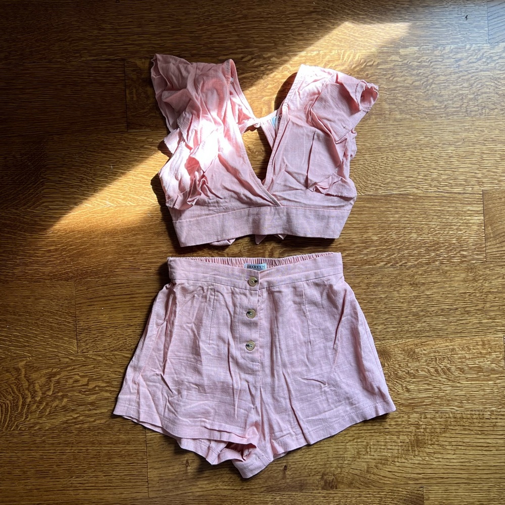 Light pink two piece set